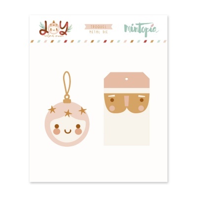 conjunto de troquel metal die para cortar papel com desenhos natalícios