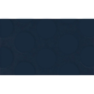 Azulejo cerâmico azul com padrão circular