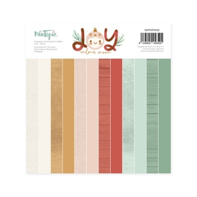 Conjunto de papéis decorativos coloridos com padrões e texturas variadas