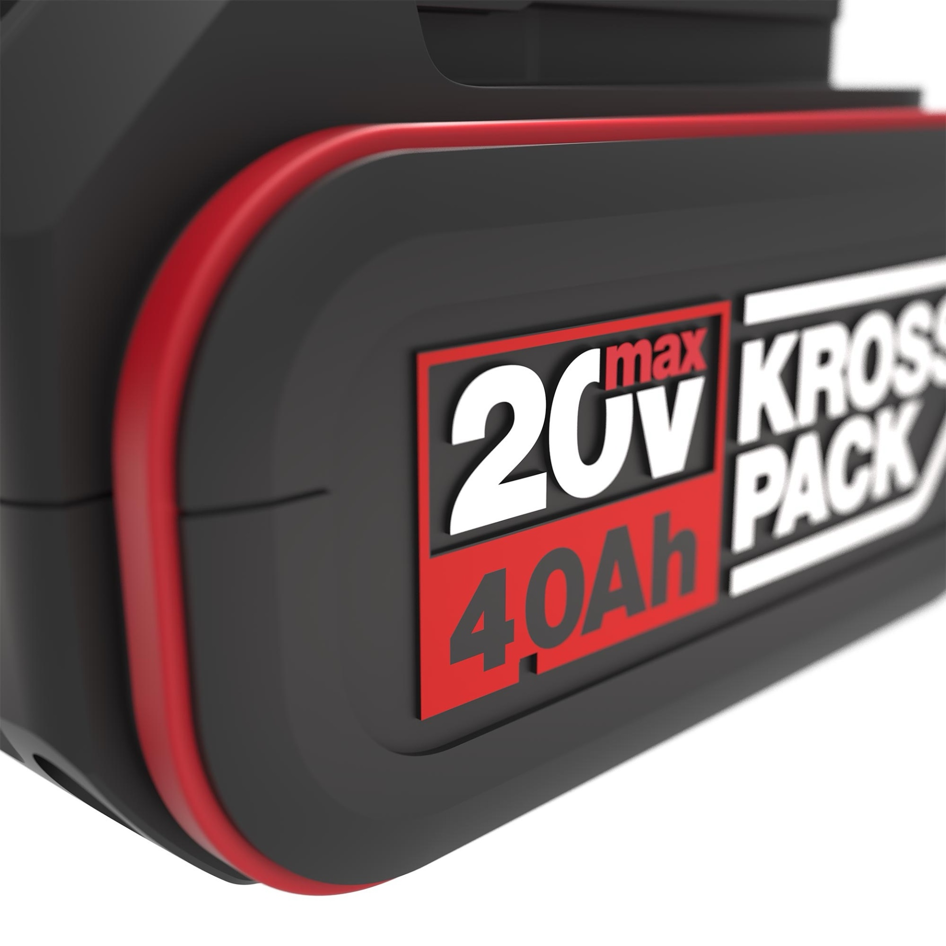KAB21 - Bateria de Lítio 20V 4.0Ah Kress Bateria recarregável preta com etiquetas 20V max 4,0Ah KROSS PACK