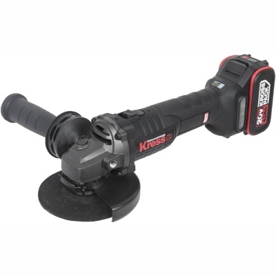 Esmerilhadora Kress sem fio com bateria removível e punho lateral