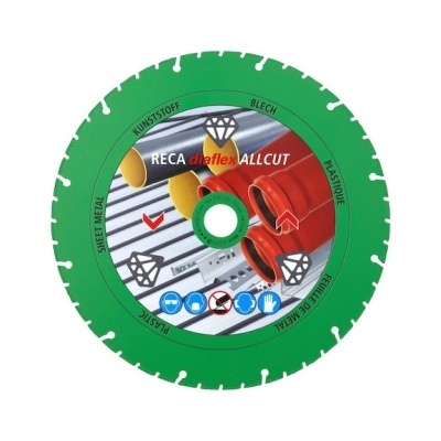 Disco de corte verde RECA diaflex ALLCUT para metal e plástico