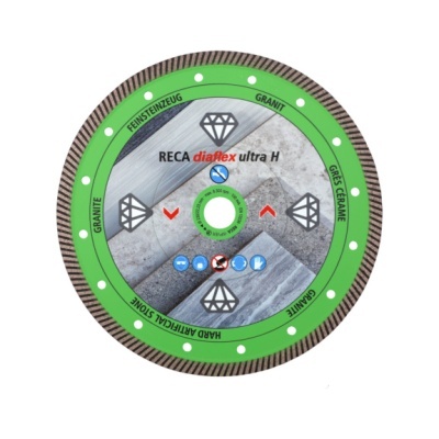 Disco de corte circular para pedra granito RECA diaflex ultra H