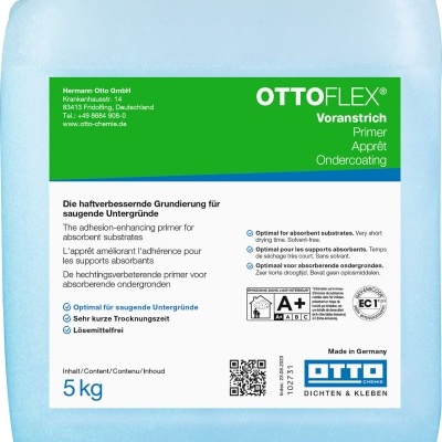 Recipiente plástico azul claro Ottoflex Voranstrich 5 kg