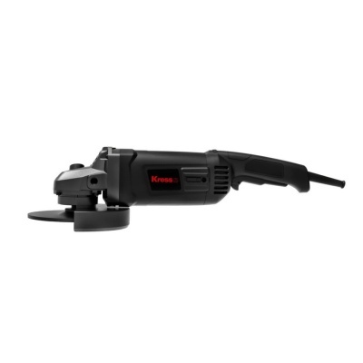 Esmerilhadeira angular elétrica preta Kress com cabo e disco de corte
