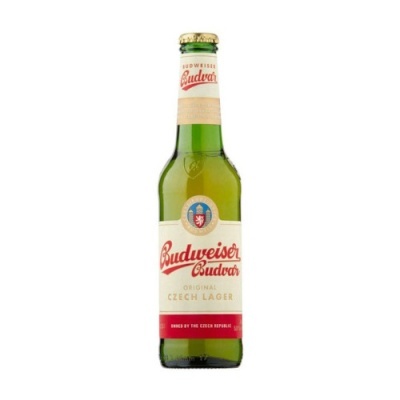 Garrafa de cerveja Budweiser Budvar Original Czech Lager