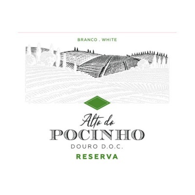 Rótulo de vinho branco Alto do Pocinho Reserva Douro D.O.C.