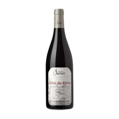 Garrafa de vinho tinto Domaine Jamet Côtes du Rhône