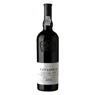 Garrafa de vinho do Porto Taylor's Vintage Port 2003