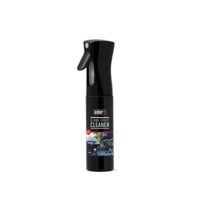 Spray de limpeza para grelhas e grelhadores Weber preto com bico pulverizador
