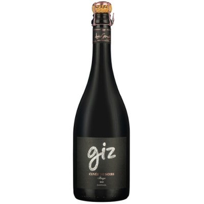 Garrafa preta de espumante Giz Cuvée des Noirs vintage 2018 Alentejo
