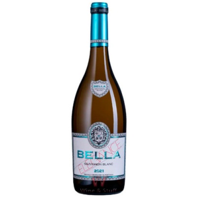 Garrafa de vinho branco Bella Dolce Sauvignon Blanc 2021