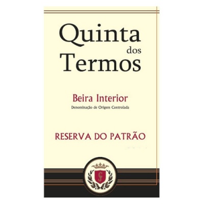 Etiqueta de vinho Quinta dos Termos Reserva do Patrão