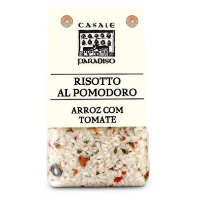 Pacote de risotto Al Pomodoro Casale Paradiso com arroz e tomate