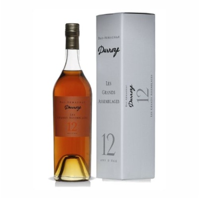 Garrafa de Bis-Armagnac Darroze com caixa branca