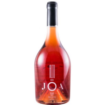 Garrafa de vinho rosé Alto do João 2021 com tampa preta