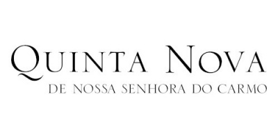 Logótipo da marca Quinta Nova de Nossa Senhora do Carmo em preto sobre fundo branco