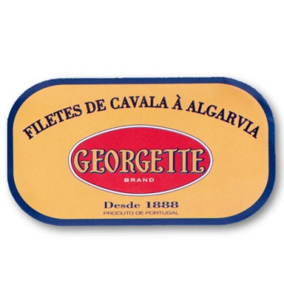 Lata de filetes de cavala à algarvia Georgette