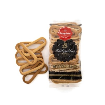Pacote de biscoitos argola Paupéria Fidalguihos