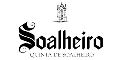 Logótipo Soalheiro com torre e texto em preto