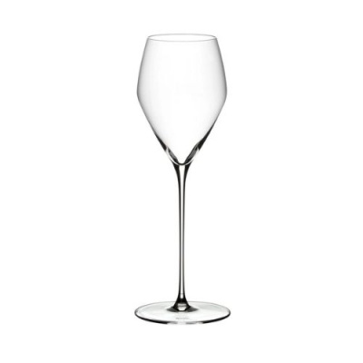 Copo de vidro transparente para vinho com haste longa