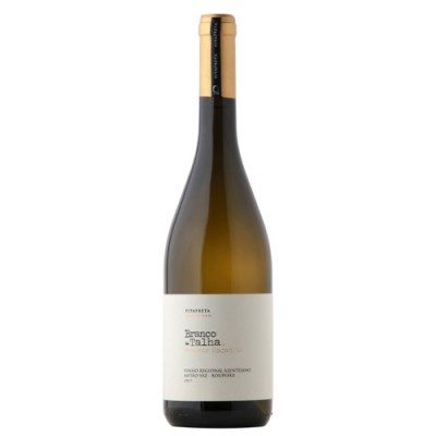Garrafa de vinho branco FITAPRETA Branco de Talha com rótulo branco
