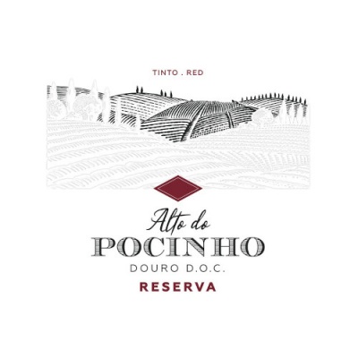 Etiqueta de vinho Alto do Pocinho Reserva do Douro