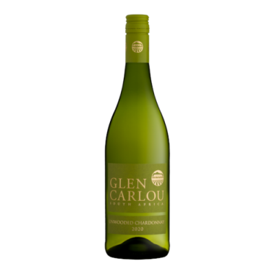 Garrafa de vinho Glen Carlou Unwooded Chardonnay 2020