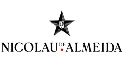 Logótipo NICOLAU DE ALMEIDA com estrela preta e letras JNAF