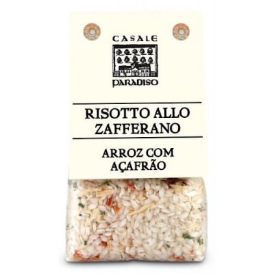 Pacote de arroz para risotto com açafrão Casale Paradiso