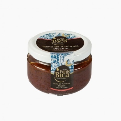 Frasco de pasta de azeitona picante Ponte Bica
