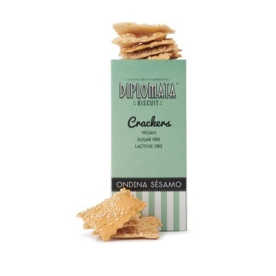 Caixa de crackers com sementes de sésamo DIPLOMATA BISCUIT