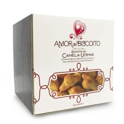 Caixa de biscoitos Amor de Biscoito sabor Canela-lesmas