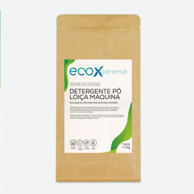 Embalagem de detergente em pó para máquina de lavar loiça ecoXperience 1 kg