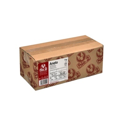 Caixa de cartão com padrão e etiqueta Sio-2 Aneto