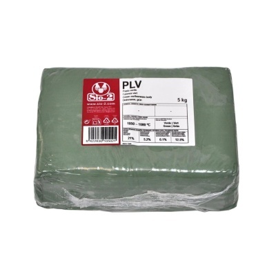 Bloco de pasta verde para cerâmica embalada com etiqueta PLV 5 kg