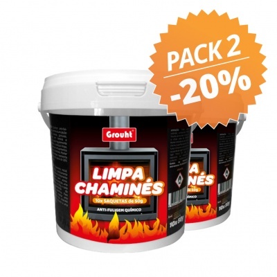 Pack de 2 Limpachaminés Grouht com selo de desconto
