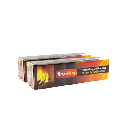 Embalaemntos de tronco limpa chaminés fire shop