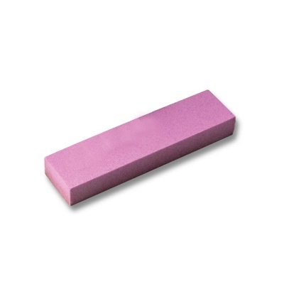 Bloco de polimento para unhas cor-de-rosa retangular