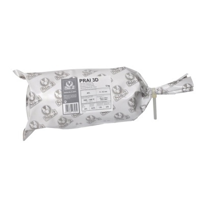 Embalagem de pó branco para impressão 3D PRAI 3D de 5 kg com bico dosificador