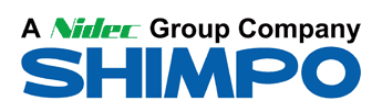 Logótipo com texto A Nidec Group Company SHIMPO
