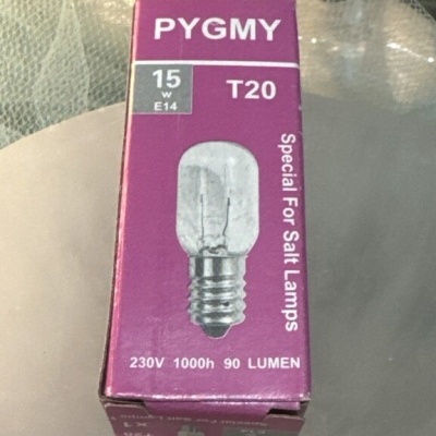 Embalagem de lâmpada PYGMY T20 15W E14 para lâmpadas de sal