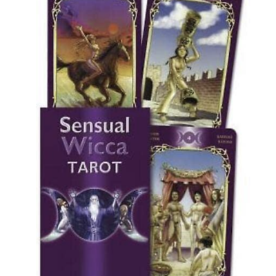 Conjunto de cartas de tarot Sensual Wicca com tema místico e figuras humanas