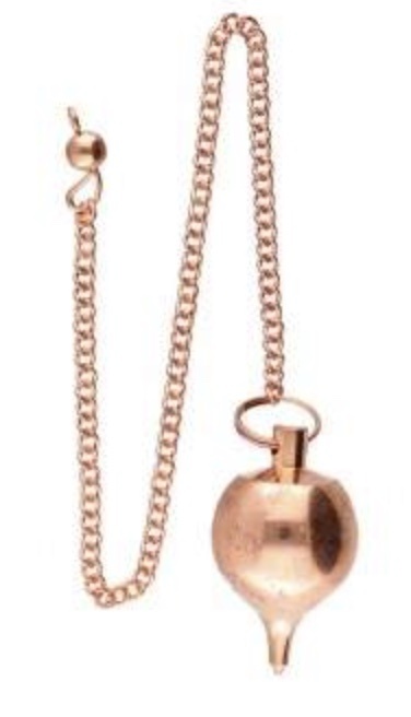 Pêndulo dourado com corrente