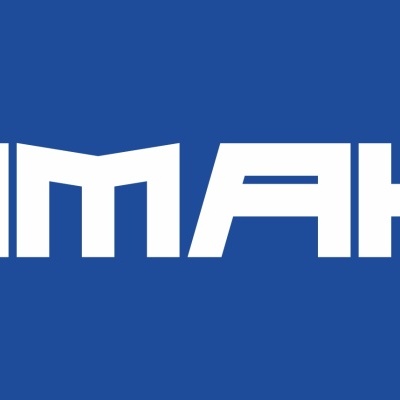 Logótipo YAMAHA branco sobre fundo azul