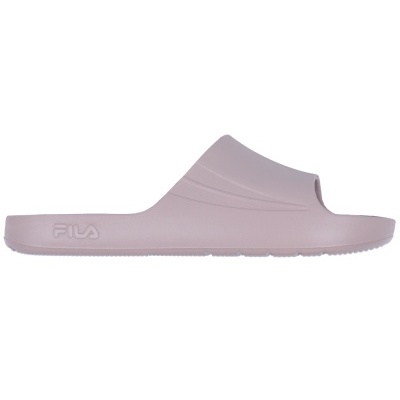 Chinelo rosa claro feminino da FILA em material sintético com sola antiderrapante