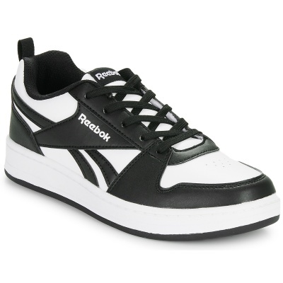 Ténis desportivo Reebok preto e branco com logótipo visível