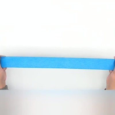 Fitas coloridas CE, demonstração de impermeabilidade, elasticidade, aplicação em óculos e instruções de uso no corpo