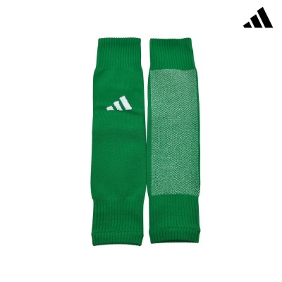 Par de meias verdes Adidas com logo branco