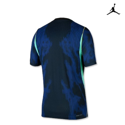 Camisola Jordan azul escuro com padrão e detalhes azul celeste